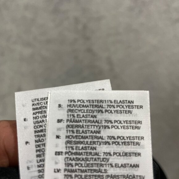 NEW Adidas Womens S Aeroready Black High-Waisted Leggings Striped - Picture 7 of 8